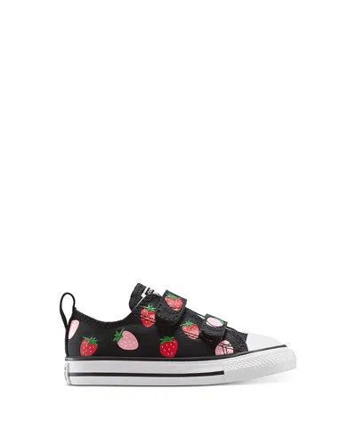 Converse Girls' Chuck Taylor All Star Sneakers - Toddler, Little Kid, Big Kid In Black/soft Red