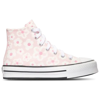 Converse Kids' Girls  Chuck Taylor All Star Eva Lift Hi In Pink/white