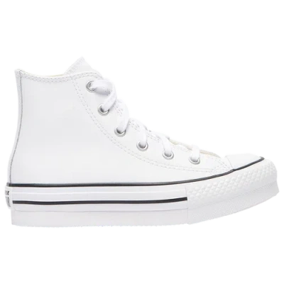 Converse Kids' Girls  Chuck Taylor All Star Eva Lift Leather In Black/white