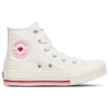 Converse Girls' Chuck Taylor All Star Lift Valentine's Day Platform Lace Up Sneakers - Big Kid In Red/vintage White
