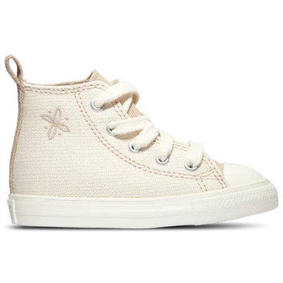 Converse Kids' Girls  Chuck Taylor All Star Hi In White/egret/nutty Granola