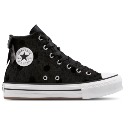 Converse Kids' Girls   Chuck Taylor All Star Eva Lift Hi In Black
