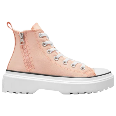 Converse Kids' Chuck Taylor® All Star® Lugged High Top Sneaker In Cheeky Coral/white