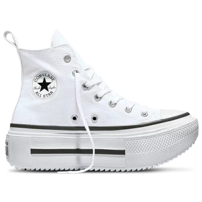 Converse Kids' Girls   Chuck Taylor All Star Lift Double Stack In White