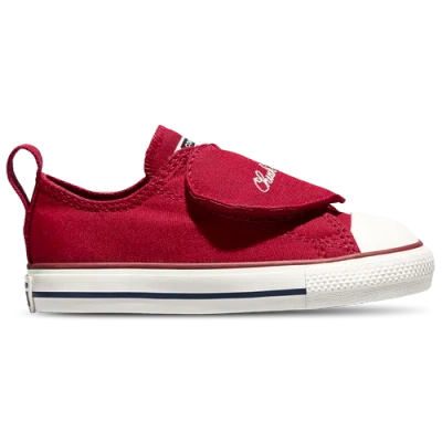 Converse Kids' Girls   Chuck Taylor All Star One Strap Ox In Red