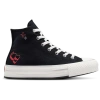 Converse Girls  Chuck Taylor Eva Lift Y2k In White/black/red