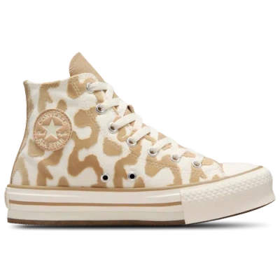 Converse Kids' Girls   Ctas Eva Lift In Warm Quarry/egret/egret