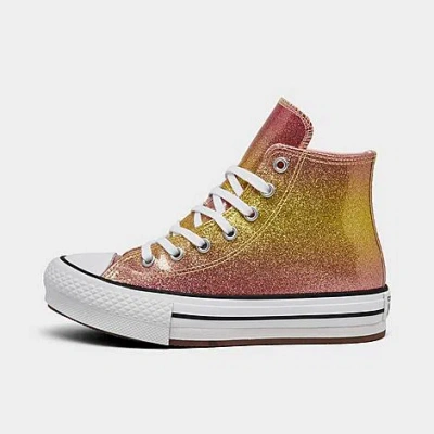 Converse Girls' Little Kids' Chuck Taylor All Star Lift Platform Casual Shoes In Multi