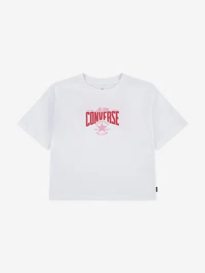 Converse Babies'  Girls Multi Hit Gfx Boxy T-shirt In White