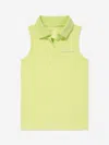 Converse Girls Polo Rib Tank Top In Yellow