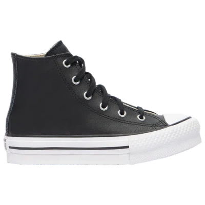 Converse Black All Star Lift Sneakers In Black/ivory