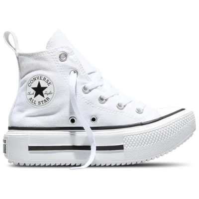 Converse Kids' Girls Preschool   Chuck Taylor All Star Lift Double Stack In White