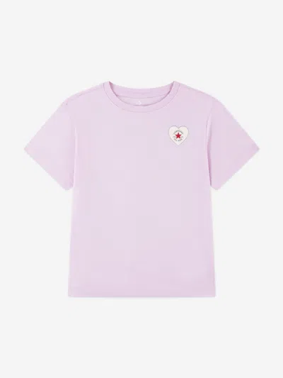 Converse Babies'  Girls Valentine's Day Bf T-shirt In Pink