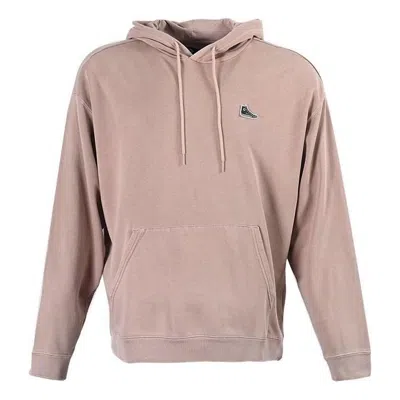 Converse Go-to Chuck Taylor Sneaker Patch Loose Fit Hoodie 'stone Mauve' In Neutral