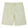 Converse Go To Embroidered Star Chevron Standard-fit Fleece Shorts 'green' In Brown