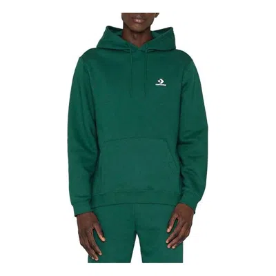 Converse Go-to Embroidered Star Chevron Standard-fit Pullover Hoodie 'green'