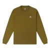 Converse Go-to Embroidered Star Chevron Standard-fit T-shirt 'olive' In Green