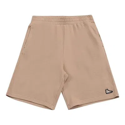 Converse Go-to Sneaker Patch French Terry Short 'beige' In Brown