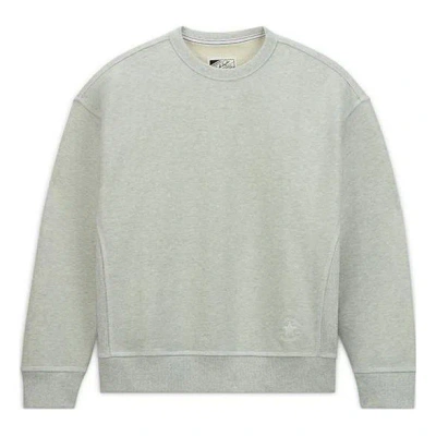 Converse Gold Standard Crew Sweatshirt 'light Grey' In Gray