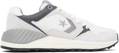 Converse Gray & Off-white Wave Trainer Low Top Sneakers