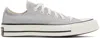 Converse Gray Chuck 70 Low Top Sneakers In Grey Area/egret/blac