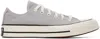 Converse Gray Chuck 70 Low Top Sneakers In Grey Area/egret/blk