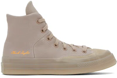 Converse Gray Chuck 70 Marquis High Sneakers In Wonder Stone