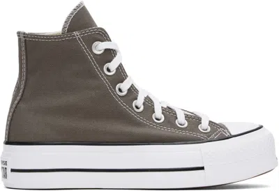 Converse Lace-up High-top Casual Shoes In White