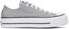 CONVERSE GRAY CHUCK TAYLOR ALL STAR LOW TOP SNEAKERS