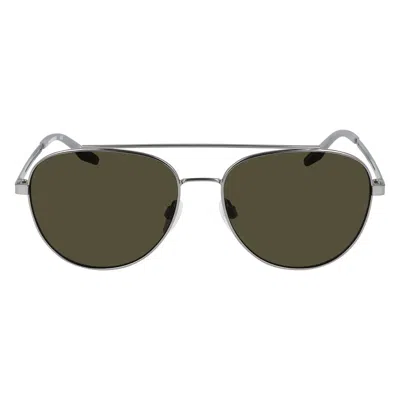 Converse Gray Metal Sunglasses In Green