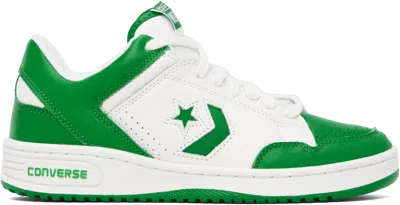 Converse Green & Off-white Weapon Low Top Sneakers In Multi
