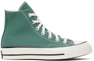 CONVERSE GREEN CHUCK 70 HIGH TOP SNEAKERS