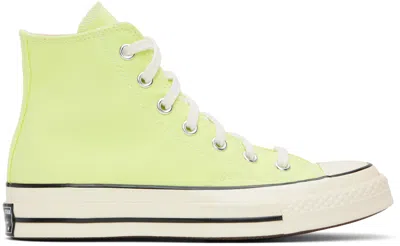 Converse Green Chuck 70 High Top Trainers In Citron This/egret/bl