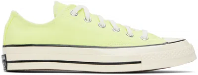 Converse Green Chuck 70 Low Top Sneakers In Citron This/egret/bl