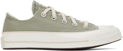 Converse Green Chuck 70 Worn In Low Top Sneakers In Light Field Surplus