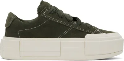 CONVERSE GREEN CRUISE SUEDE SNEAKERS