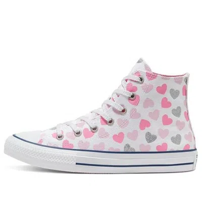 Converse (gs)  Chuch Taylor All Star Hi Pink/white