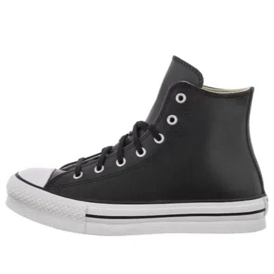 Converse (gs)  Chuck Taylor All Star Eva Lift Platform Leather High Top 'black'