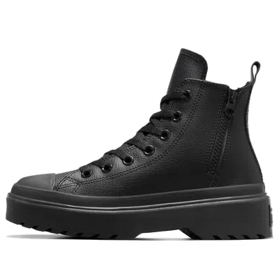 Converse (gs)  Chuck Taylor All Star Lugged Lift Platform Leather 'black'