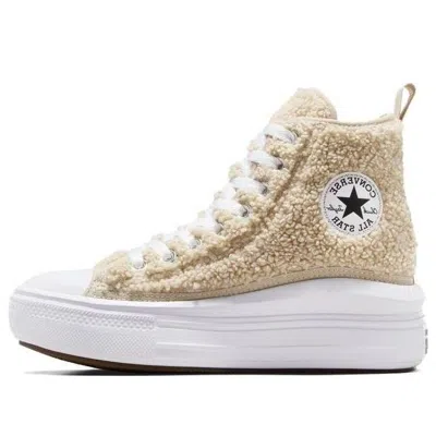 Converse (gs)  Chuck Taylor All Star Move Platform Sherpa 'beige'