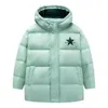 Converse (gs)  Logo Printed Down Jacket 'green Black'