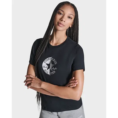 Converse Half & Half T-shirt In Black
