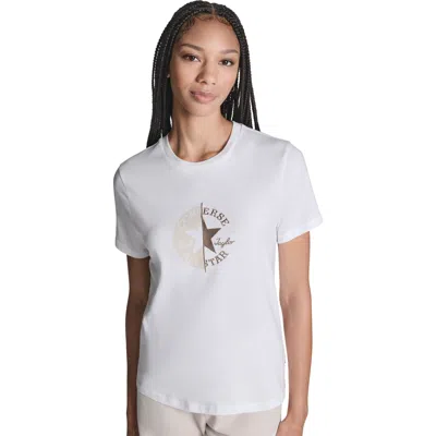 Converse Half & Half T-shirt In White