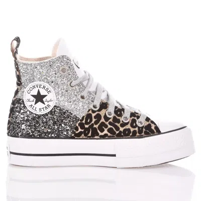 Converse Handcrafted Platform Sneakers For Women In Multi