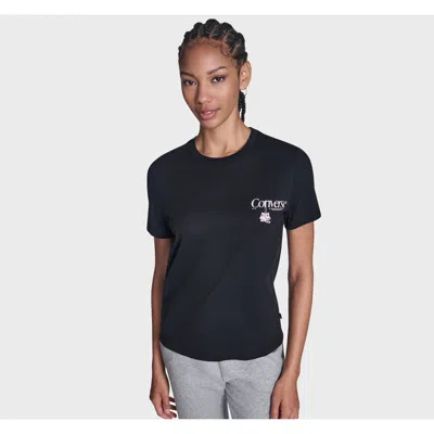 Converse Hanging Shoes T-shirt In Black