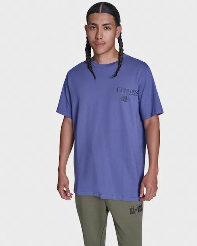 Converse Hanging Shoes T-shirt In Blue