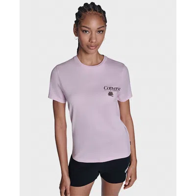 Converse Hanging Shoes T-shirt In Pink