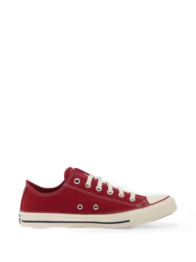 Converse Heart Charm Chuck Taylor All Star Sneakers In Red