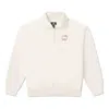 Converse Heart Zip Sweater 'white'