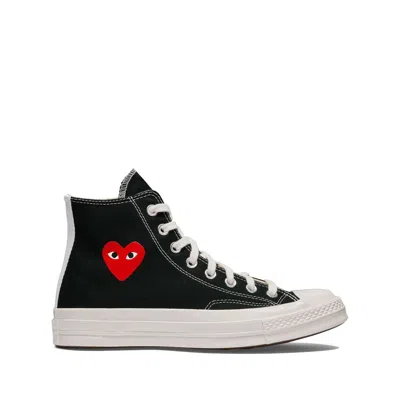 Converse Heart-emblem Canvas High-top Sneakers In Multi